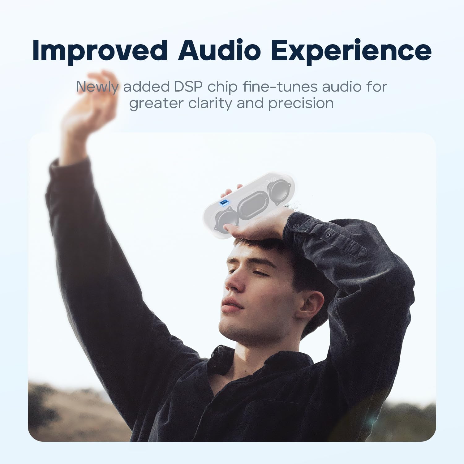 Tribit Updated Version XSound Go Wireless Bluetooth 5.3 Speakers with Loud Stereo Sound Rich Bass 16W